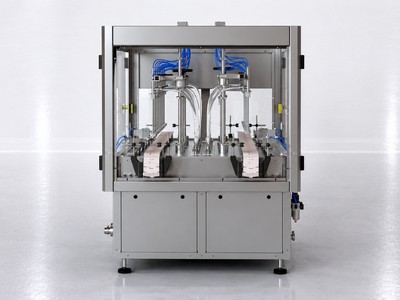 FMF-12000-DL dual lane filling heads, detail view