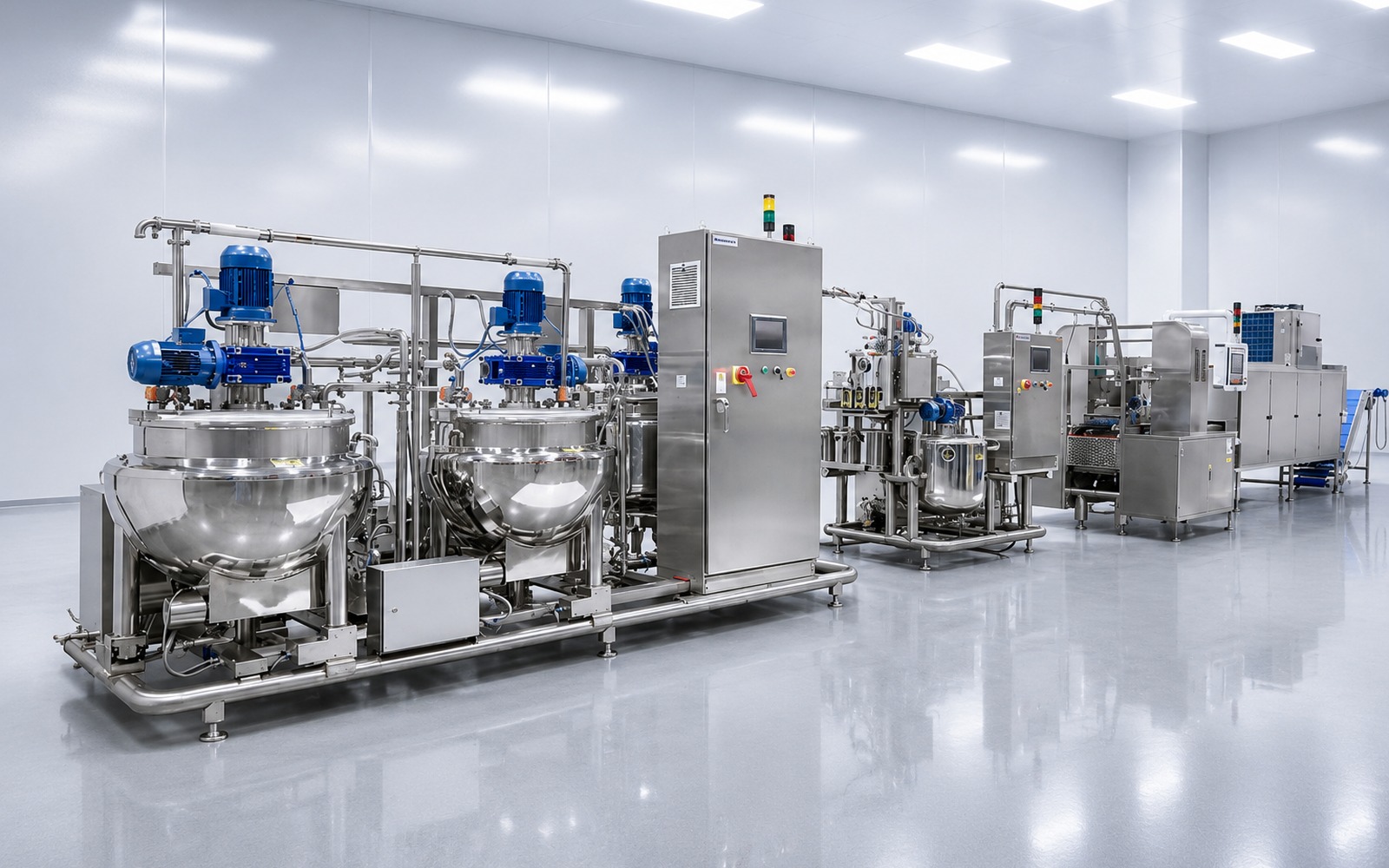GT300 gummy production system, full line view