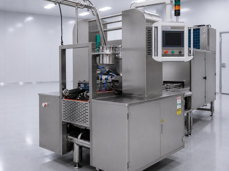 GT300 depositor and cooling section detail