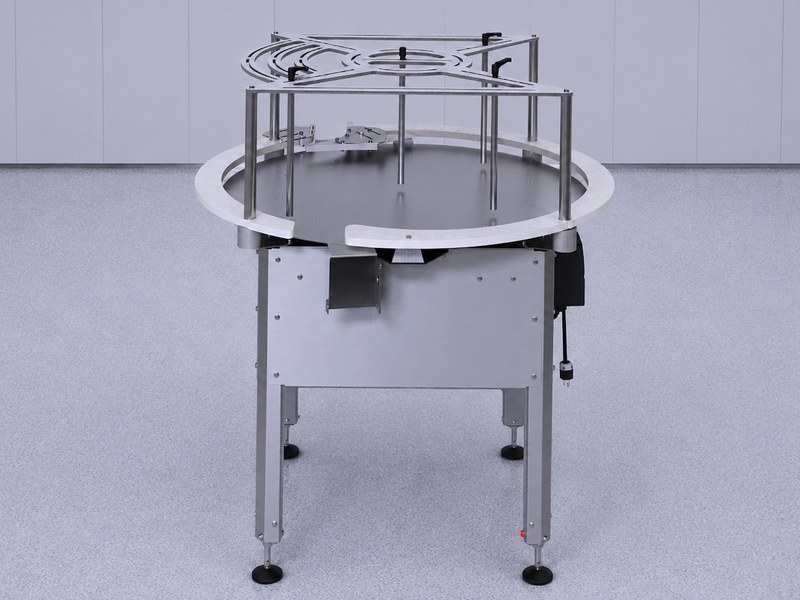RM 3200 angled view showing rear guide rails