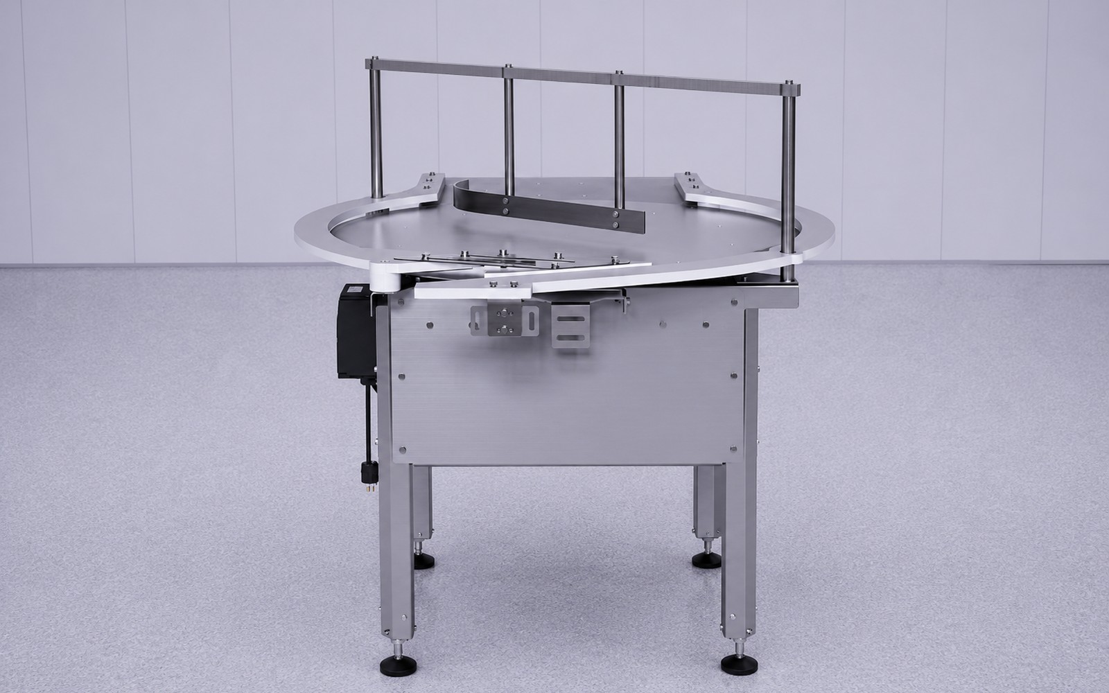 Unscrambling rotary table, model RU 3200, front view