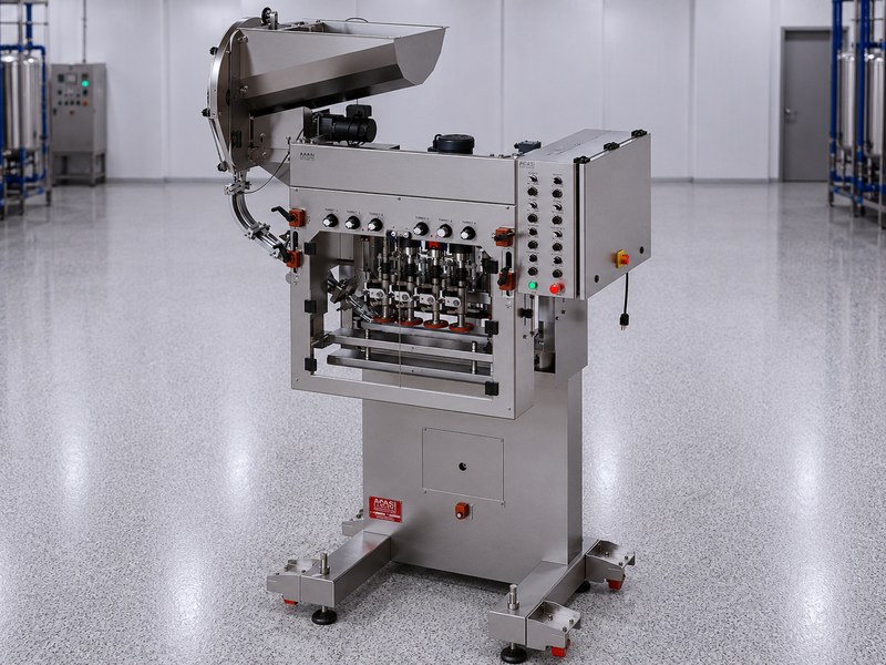 TruCap-X-Vert rear angled view with control panel