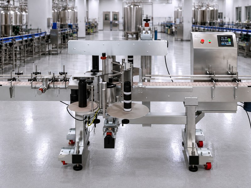 Tru-Labeler-FB-HERMA front view with control panel
