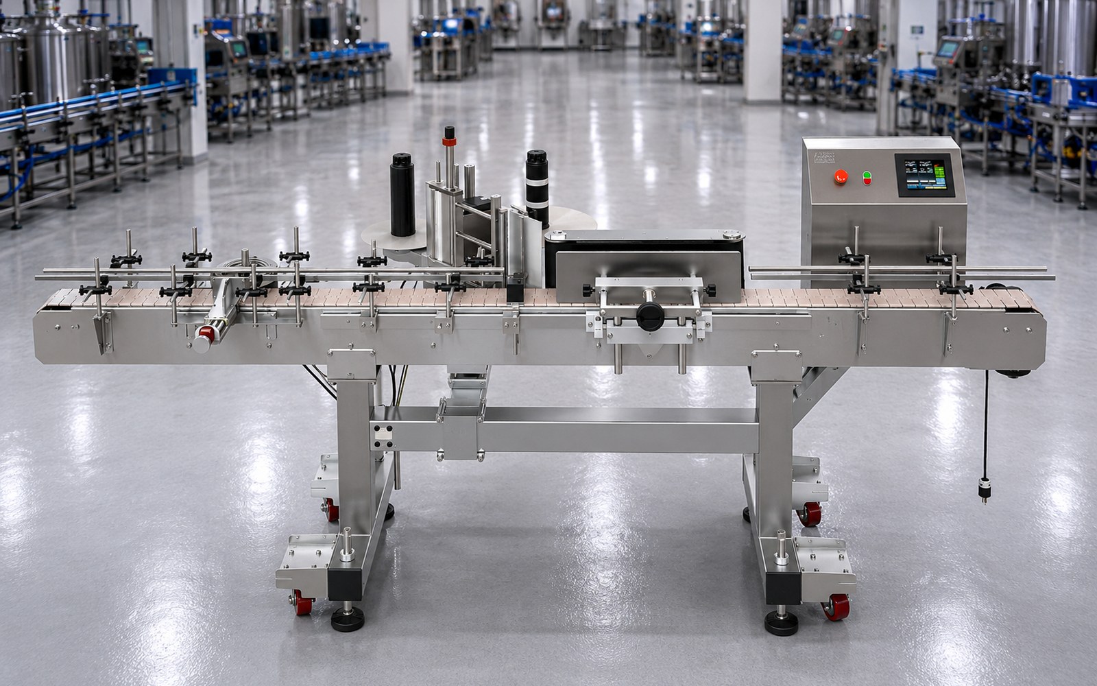 Tru-Labeler-W-HERMA wraparound labeler, front view
