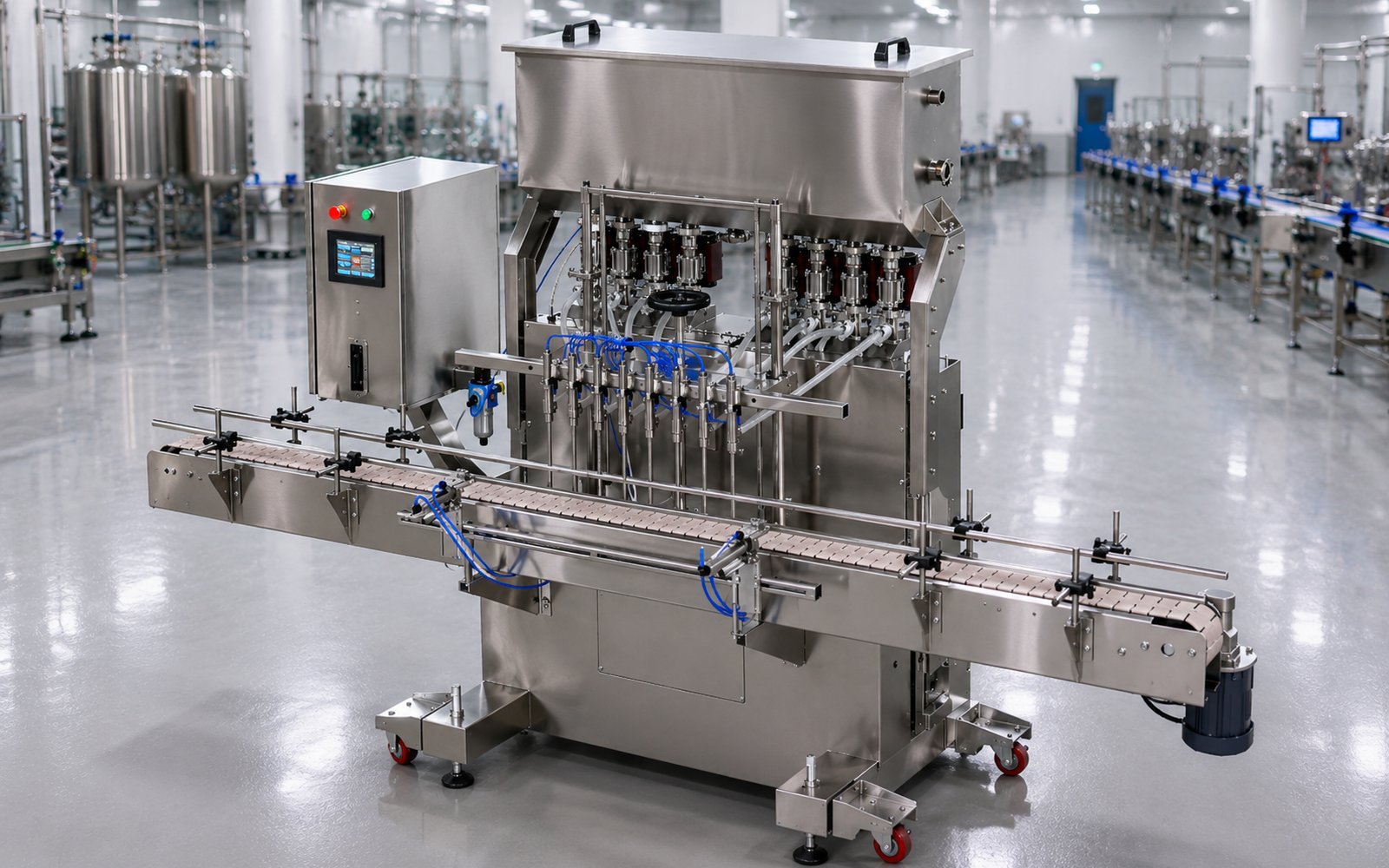 TruPiston 8 SERVO Filler, front-quarter view