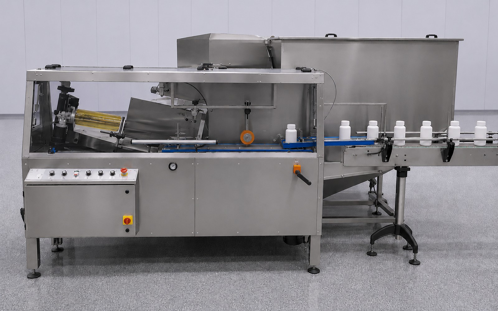 TruSort-60 automatic bottle unscrambler, front view