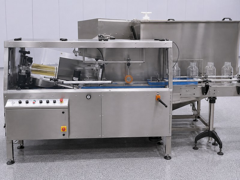 TruSort-60 angled view with glass containers