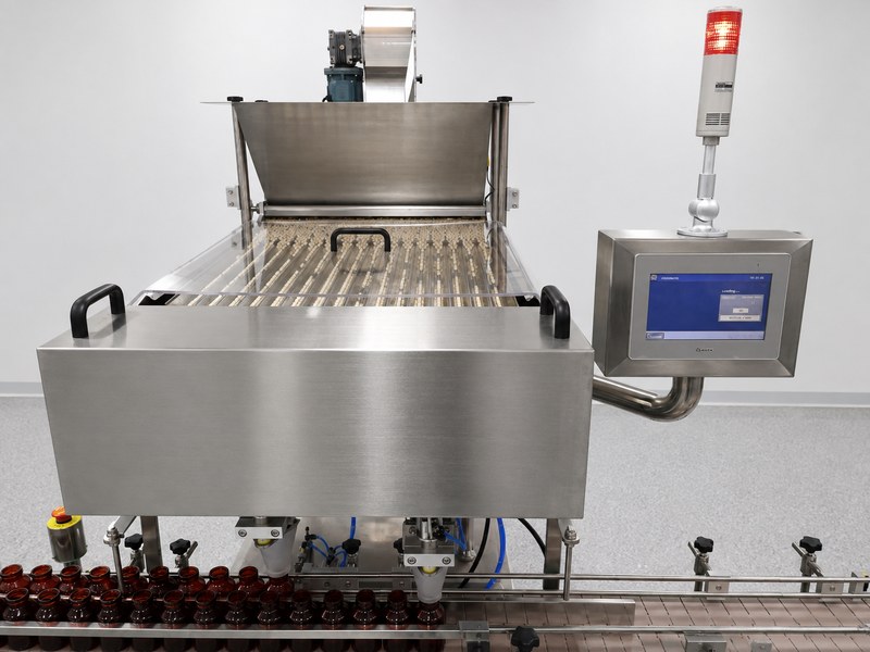 UAC-16E vibratory infeed hopper and touch screen control