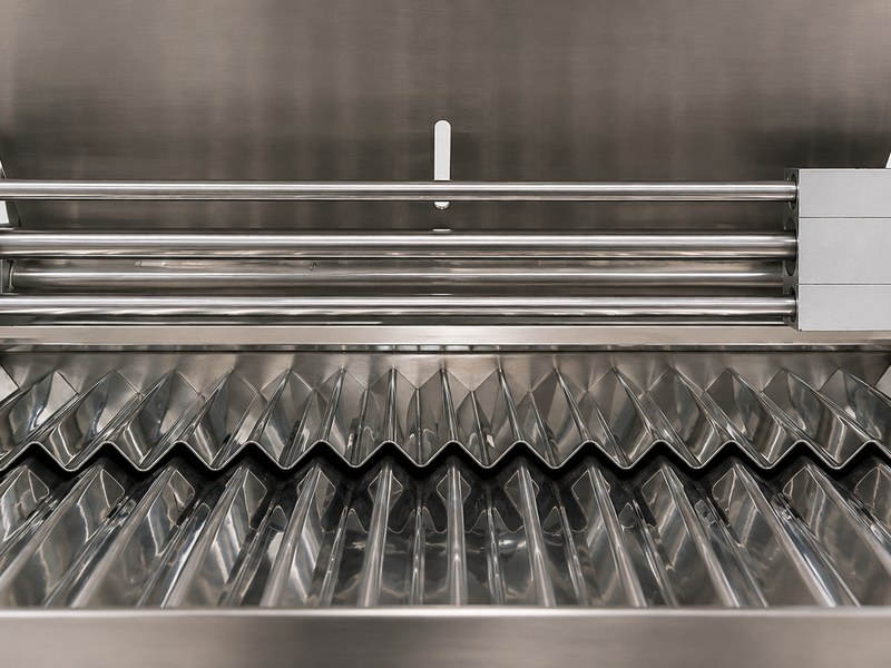 UAC-16E counting channel tray detail, close-up