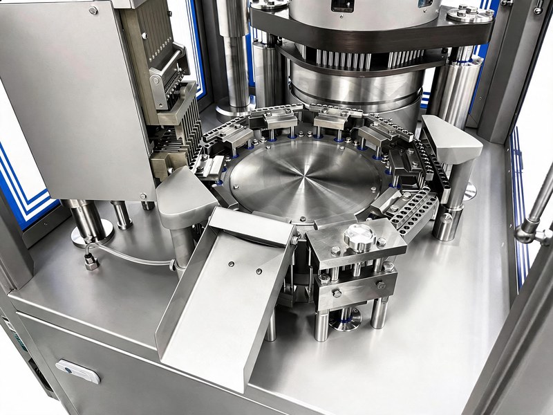UAF-1200C rotary table and dosing station detail