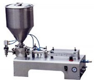 Semi-Auto Piston Filler Hopper with Single Head